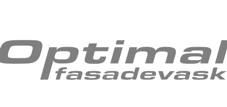 Optimal Fasadevask AS Logo i grå